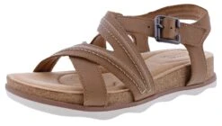 Clarks Women's Brynn Ave Adjustable Buckle Strap Sandals -Shoes City Shop 0252902 01