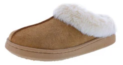 Clarks Women's JMS0587 Suede Indoor & Outdoor House Slippers -Shoes City Shop 0253002 01