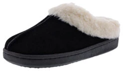 Clarks Women's JMS0587 Suede Indoor & Outdoor House Slippers -Shoes City Shop 0253003 01