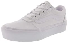 Vans Women's Ward Vulcanized Rubber Platform Shoes 5 Vans Women's Ward Vulcanized Rubber Platform Shoes -Shoes City Shop 0331802 01
