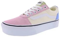 Vans Women's Ward Vulcanized Rubber Platform Shoes 10 Vans Women's Ward Vulcanized Rubber Platform Shoes -Shoes City Shop 0331803 01