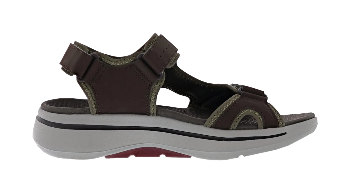 Skechers Men's Go Walk Arch Fit - Mission II Hook & Loop Strap Sandal Skechers Men's Go Walk Arch Fit - Mission II Hook & Loop Strap Sandal -Shoes City Shop 0468399 02