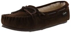 Clarks Women's Moccasin Winter Slippers Nancy 12 Clarks Women's Moccasin Winter Slippers Nancy -Shoes City Shop 0708803 01
