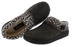 Clarks Women's Indoor Outdoor Clog Winter Slippers Amanda -Shoes City Shop 0709301 06