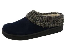 Clarks Women's Knitted Collar Clog Winter Slippers Angelina -Shoes City Shop 0799103 01