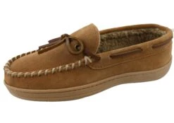 Clarks Men Warm Cozy Slip On Moccasin Winter Slippers Rudy -Shoes City Shop 0800602 01