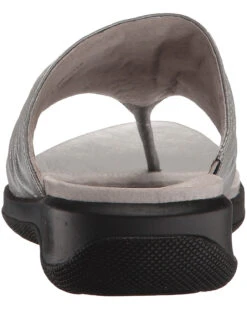 Softwalk Womens Summer Wide Width Leather Sandals Wedge Slides -Shoes City Shop 29189