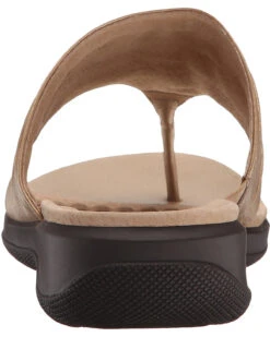 Softwalk Womens Summer Wide Width Leather Sandals Wedge Slides -Shoes City Shop 29194