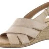 Clarks Lafley Krissy Ankle Strap Wedge Sandals Women's